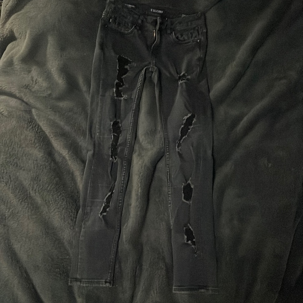 Vigoss Black Jeans Skinny Waist: 24 Length: 25 Black